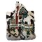 Northlight 34864971 5.5 in. Green LED Lighted Snowy House Christmas Village Decoration